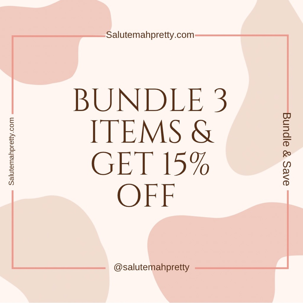 Bundle 3 Items And Save 🥰